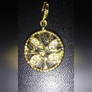 Vintage Avon Goldtone Tree of Life Charm